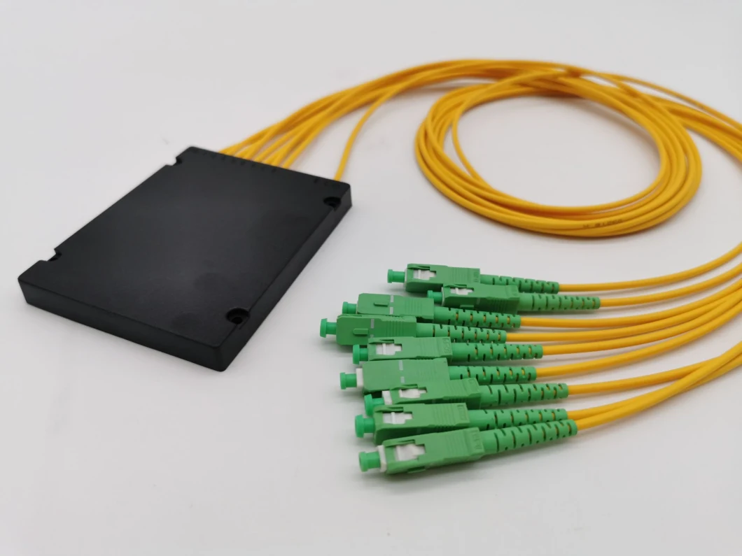 1*8 PLC Fiber Optic Splitter with Sc/APC Sc/Upc Connector