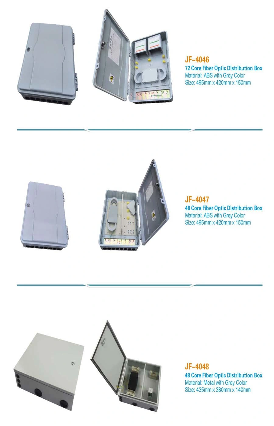 12 Cores Fiber Optic Distribution Box