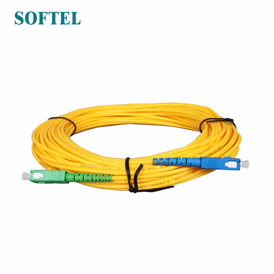 FTTH Gpon Epon Sm Sc/LC Upc 루프백 LWL 패치 케이블 및 피그테일
