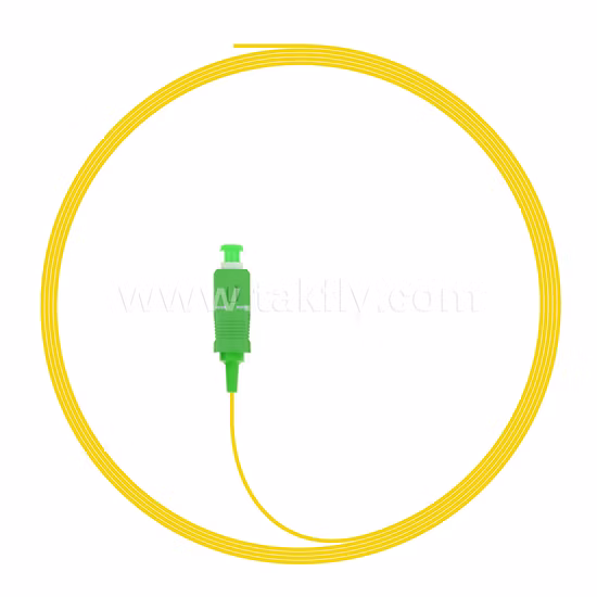 Sc OS2 9/125μ M 900μ M 겔베스 PVC 1 m Glasfaser-Pigtail